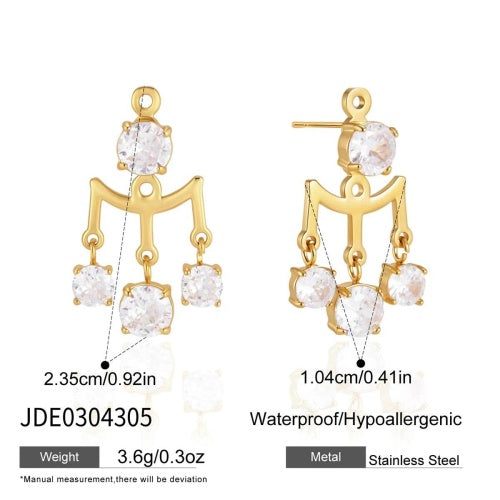 Boucles d’oreilles en acier – E0304305