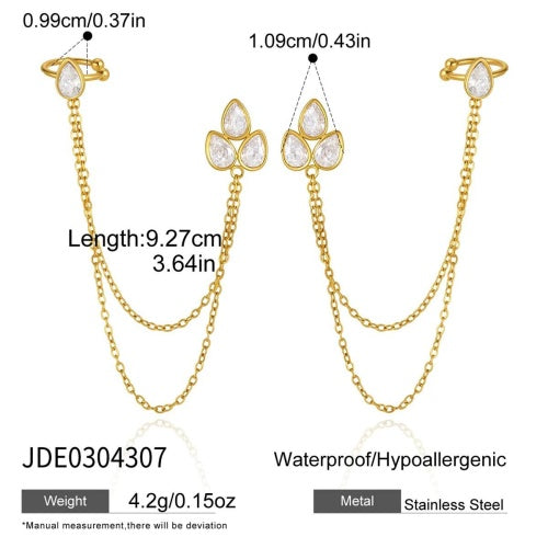Boucles d’oreilles en acier – E0304307