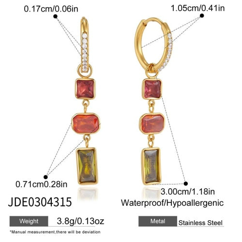 Boucles d’oreilles en acier – E0304315