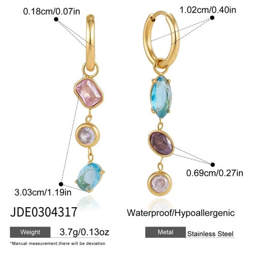 Boucles d’oreilles en acier – E0304317