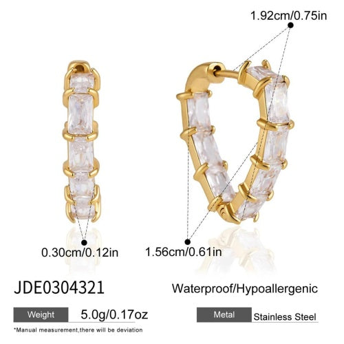 Boucles d’oreilles en acier – E0304321