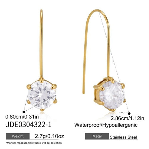 Boucles d’oreilles en acier – E0304322-1