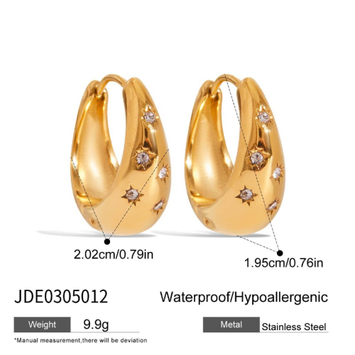 Boucles d’oreilles en acier – E0305012