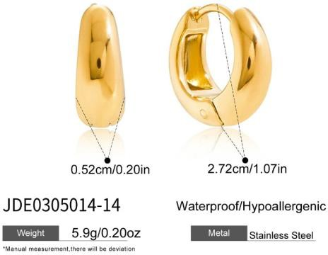 Boucles d’oreilles en acier – E0305014-14