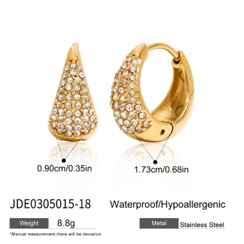 Boucles d’oreilles en acier – E0305015-18