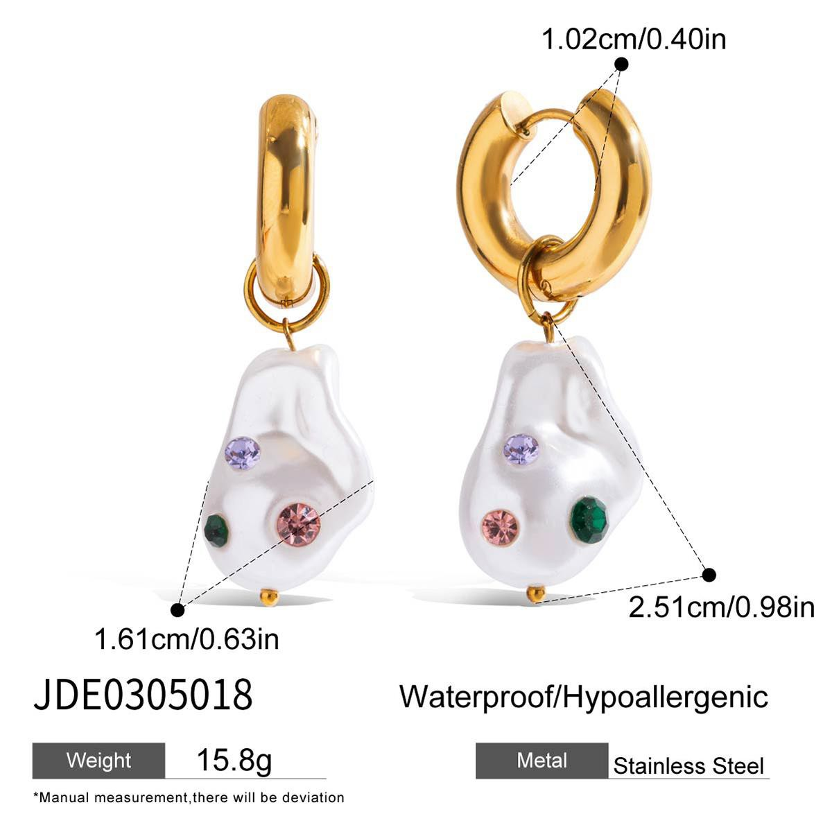 Boucles d’oreilles en acier – E0305018