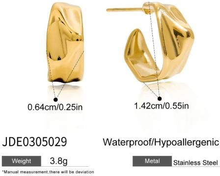 Boucles d’oreilles en acier – E0305029