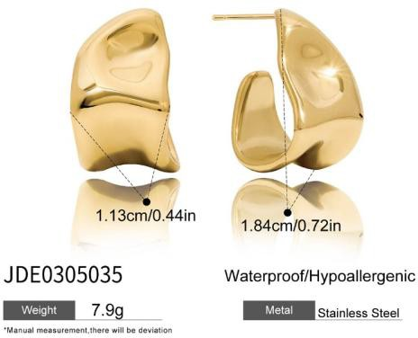 Boucles d’oreilles en acier – E0305035