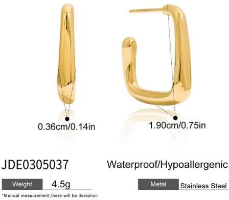 Boucles d’oreilles en acier – E0305037