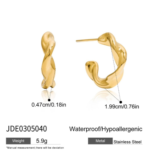Boucles d’oreilles en acier – E0305040