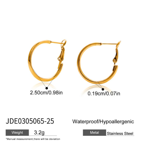 Boucles d’oreilles en acier – E0305065-25