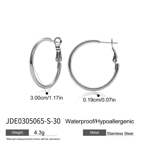Boucles d’oreilles en acier – E0305065-S-30