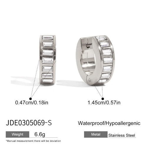 Boucles d’oreilles en acier – E0305069-S