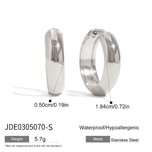 Boucles d’oreilles en acier – E0305070-S