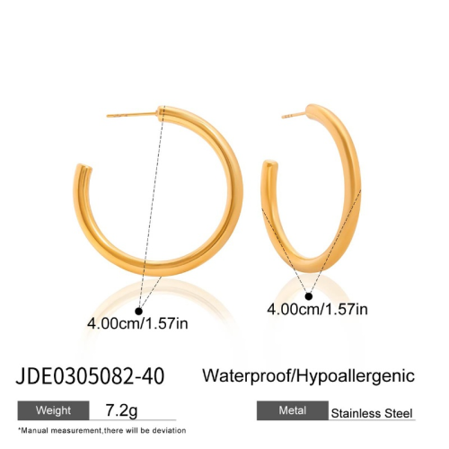 Boucles d’oreilles en acier – E0305082-40