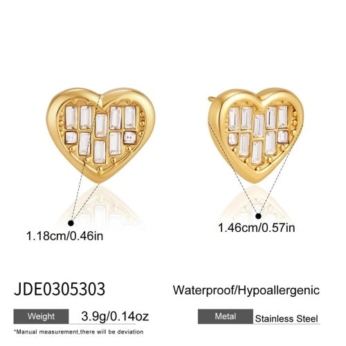 Boucles d’oreilles en acier – E0305303