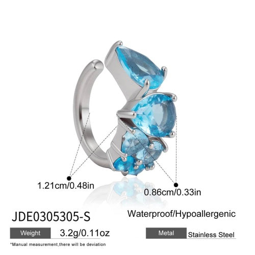Boucles d’oreilles en acier – E0305305-S