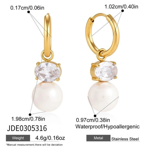 Boucles d’oreilles en acier – E0305316