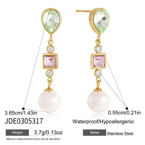 Boucles d’oreilles en acier – E0305317