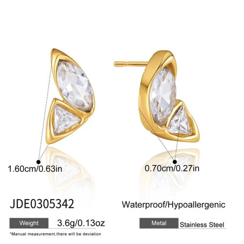 BOUCLES D’OREILLES ACIER REF E0305342