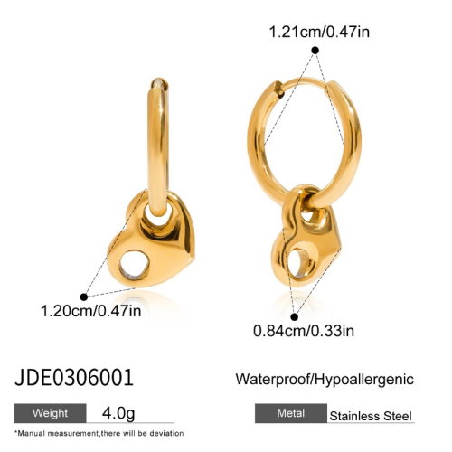 Boucles d’oreilles en acier – E0306001