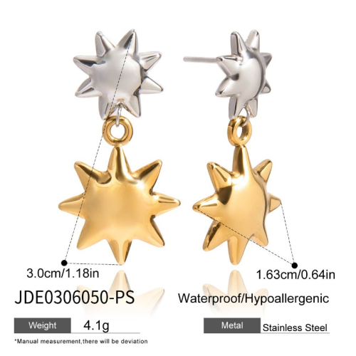Boucles d’oreilles en acier – E0306050-PS