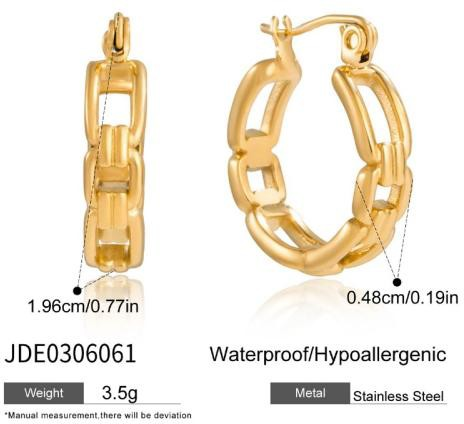 Boucles d’oreilles en acier – E0306061