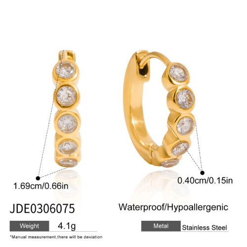 Boucles d’oreilles en acier – E0306075