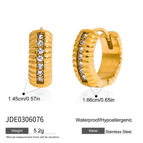 Boucles d’oreilles en acier – E0306076