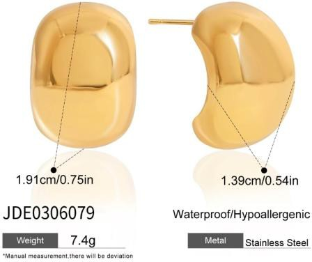 Boucles d’oreilles en acier – E0306079