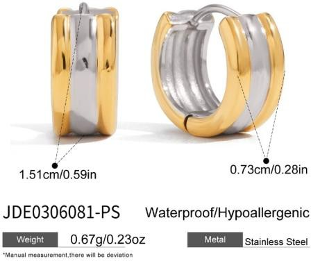 Boucles d’oreilles en acier – E0306081-PS