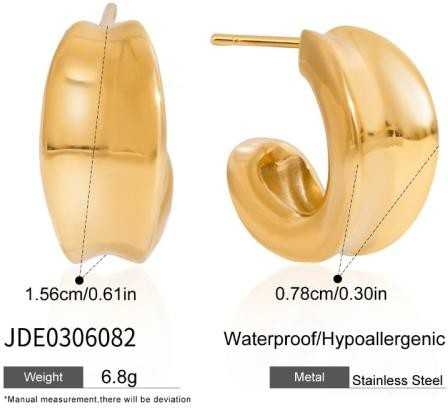 Boucles d’oreilles en acier – E0306082