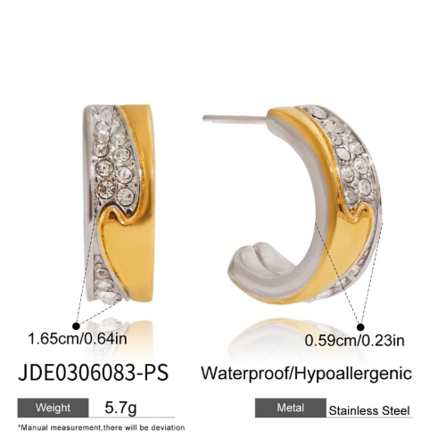 Boucles d’oreilles en acier – E0306083-PS