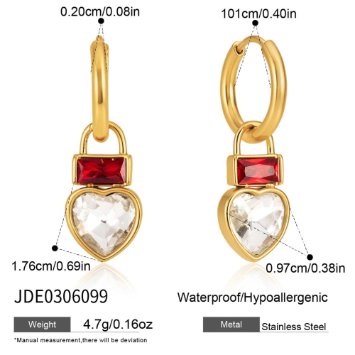 BOUCLES D’OREILLES ACIER REF E0306099