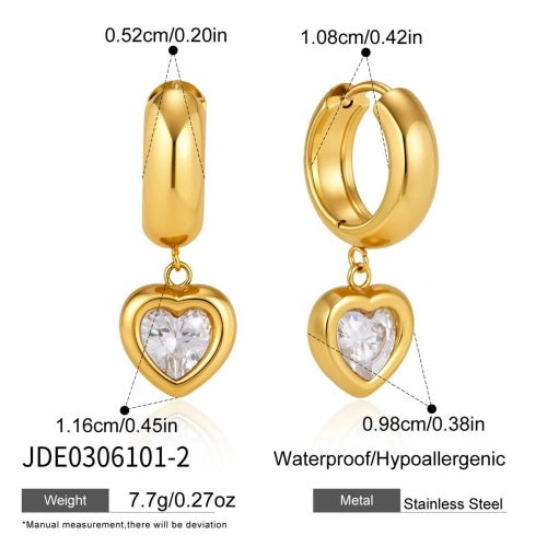 BOUCLES D’OREILLES ACIER REF E0306101-2