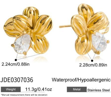 Boucles d’oreilles en acier – E0307036