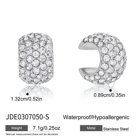 Boucles d’oreilles en acier – E0307050-S