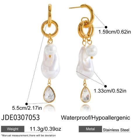 Boucles d’oreilles en acier – E0307053