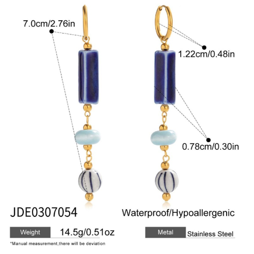 Boucles d’oreilles en acier – E0307054