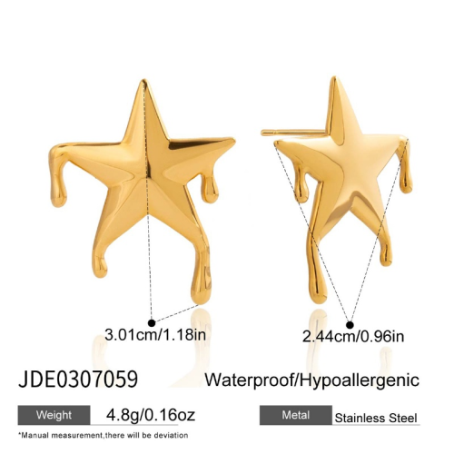 Boucles d’oreilles en acier – E0307059