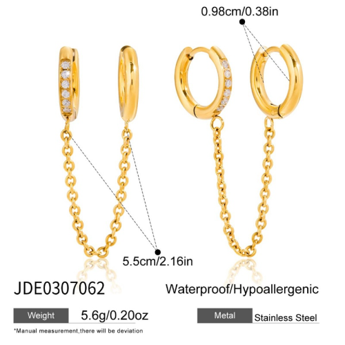 Boucles d’oreilles en acier – E0307062