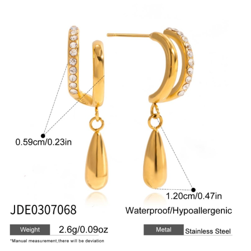 Boucles d’oreilles en acier – E0307068