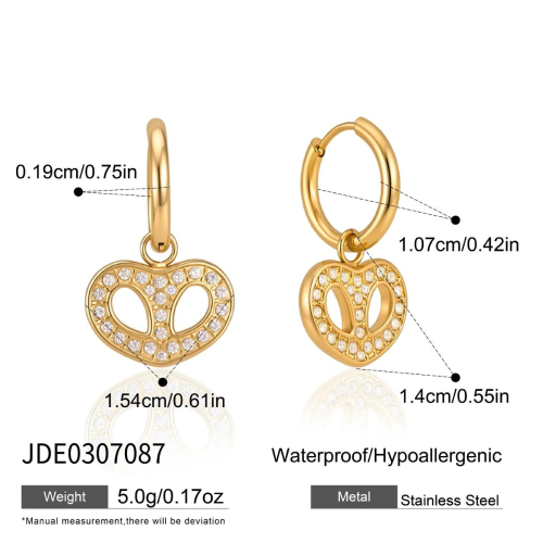 BOUCLES D’OREILLES ACIER REF E0307087
