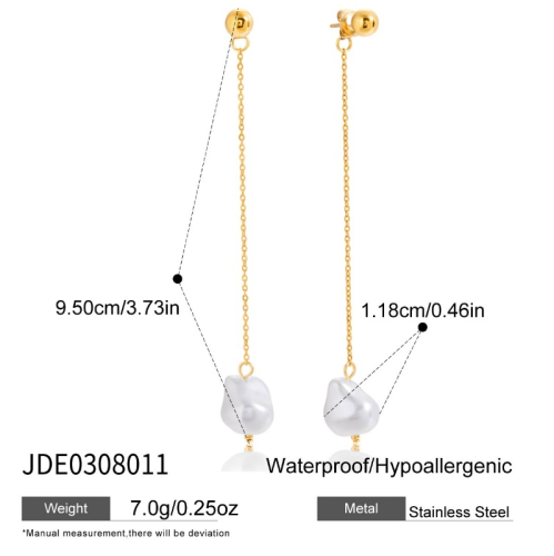 Boucles d’oreilles en acier – E0308011