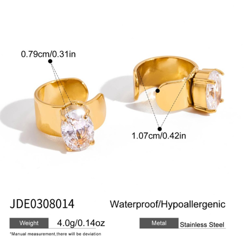 Boucles d’oreilles en acier – E0308014