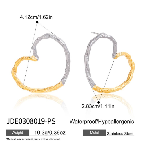 Boucles d’oreilles en acier – E0308019-PS