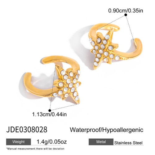Boucles d’oreilles en acier – E0308028