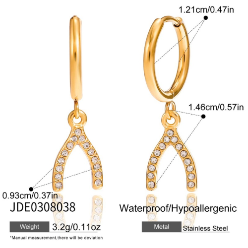 Boucles d’oreilles en acier – E0308038