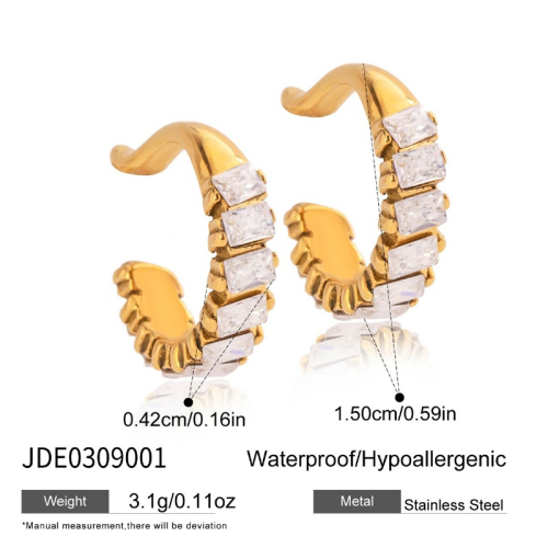 Boucles d’oreilles en acier – E0309001
