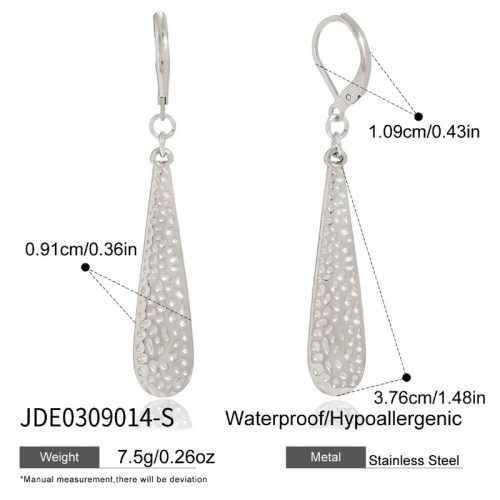Boucles d’oreilles en acier – E0309014-S